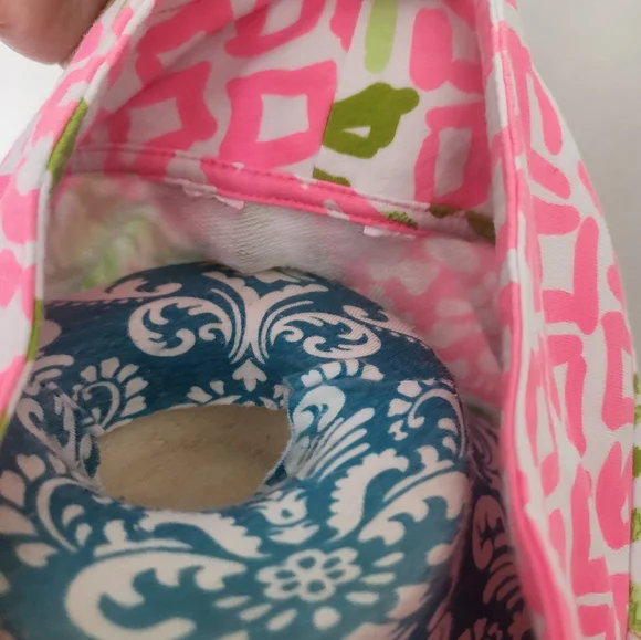 Lilly Pulitzer Pink and Green Patterned Blouse - Picture 6 of 11